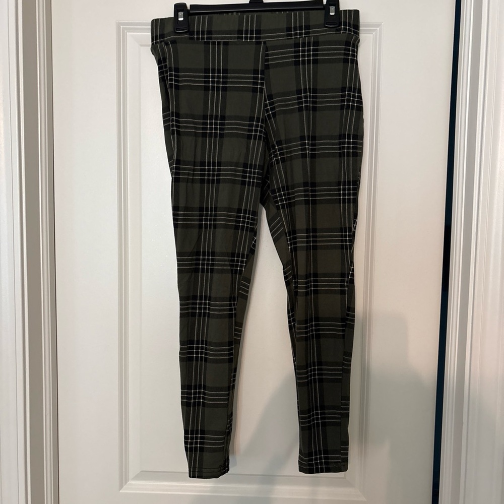 Torrid Dark Plaid Trousers